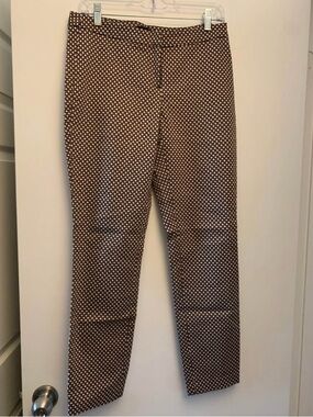 Women's Brown Geometric pattern Pants